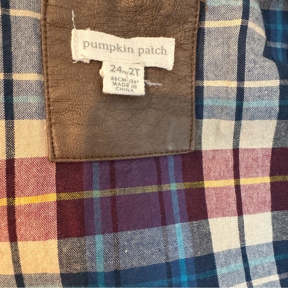 Brown Kids Jacket with Faux Fur Collar - Picture 5 of 7